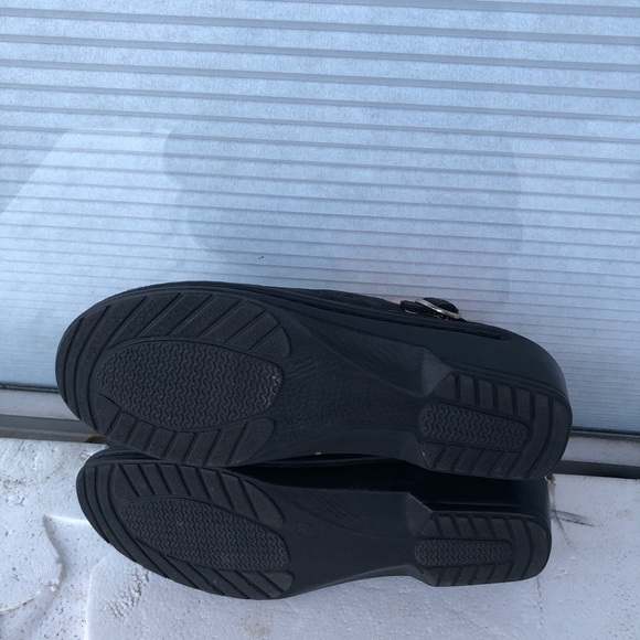 JOSEF SEIBEL Black Leather Comfort Air Massage Slingback Mules Size US 8.5 - Picture 15 of 15